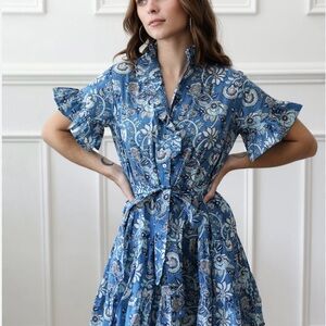 Mille Resort Violetta mimics dress in Charleston floral pattern